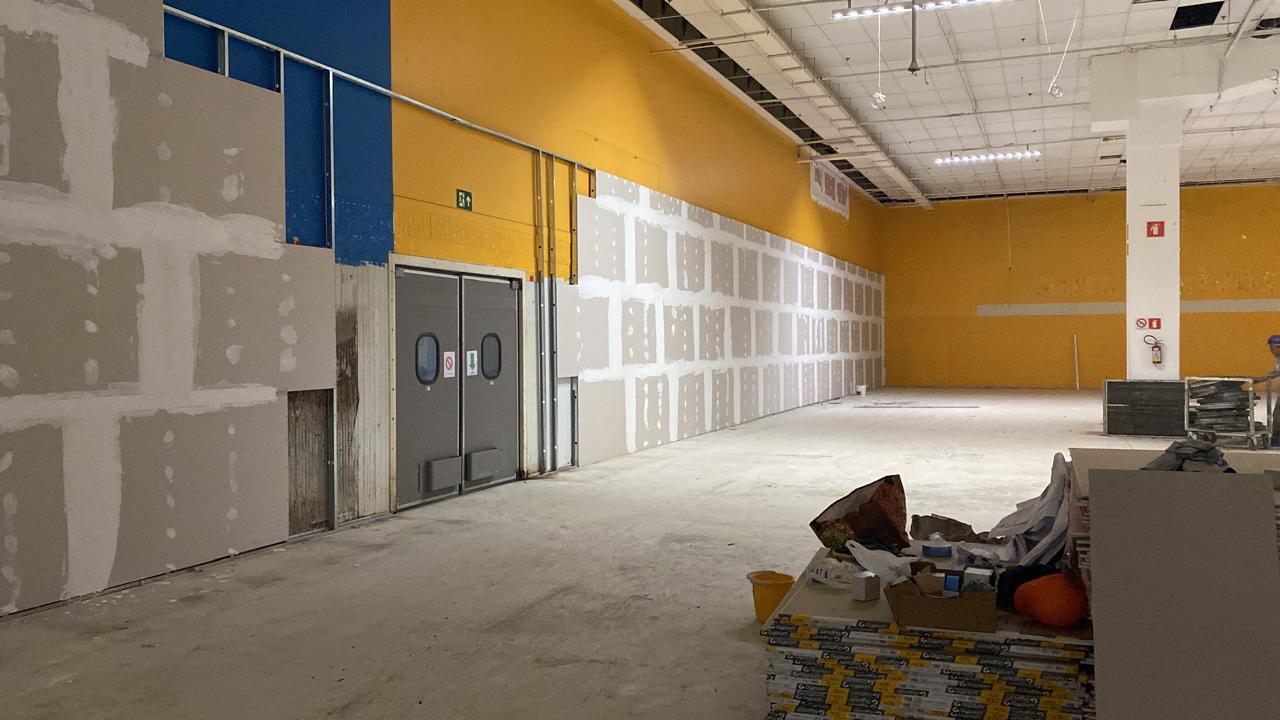 Execução de obra e adequação de ambiente comercial